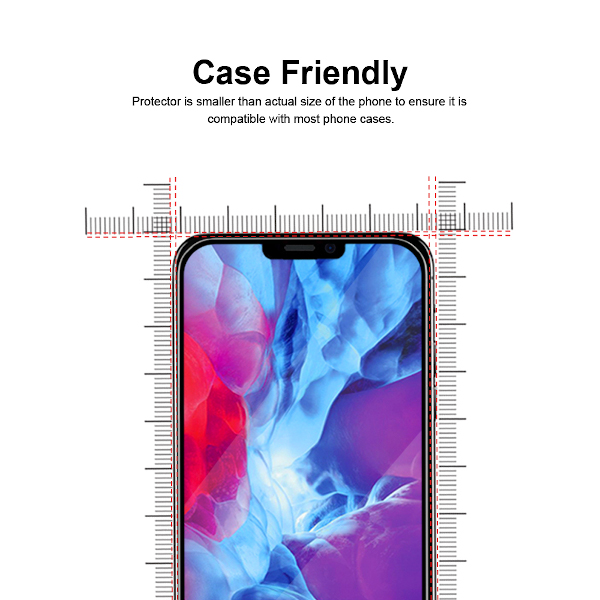iPhone 12 Mini Glazen Screenprotector | Glas | 3D | Kudu