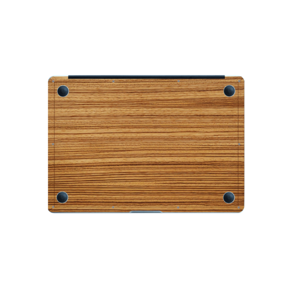 Unterseite - MacBook skin - Holz - Kudu