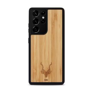 Samsung S21 Ultra houten telefoonhoesje - Kudu
